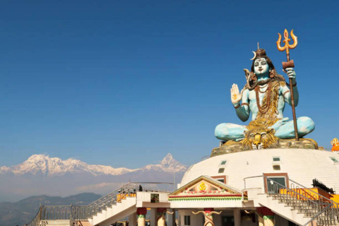 Pokhara: Shiva Statue and World Peace Stupa Guided Tour