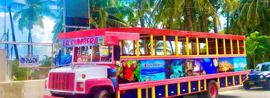 SAN ANDRES : TOUR DE L'ÎLE EN CHIVA + HOYO SOPLADOR