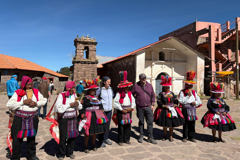 Excursion: 3 stops in the middle of Lake Titicaca, floating Uros and Taquile Excursion: 3 stops in the middle of Lake Titicaca, floating Uros Islands, and Taquile