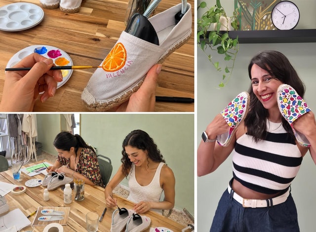 Valencia: Create Your Own Painted Espadrille Shoes Workshop