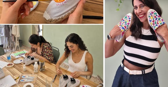 Valencia: Create Your Own Painted Espadrille Shoes Workshop