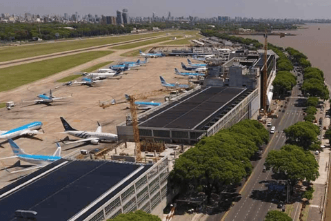 Prywatny transfer: Aeroparque Jorge Newbery do Buenos Aires