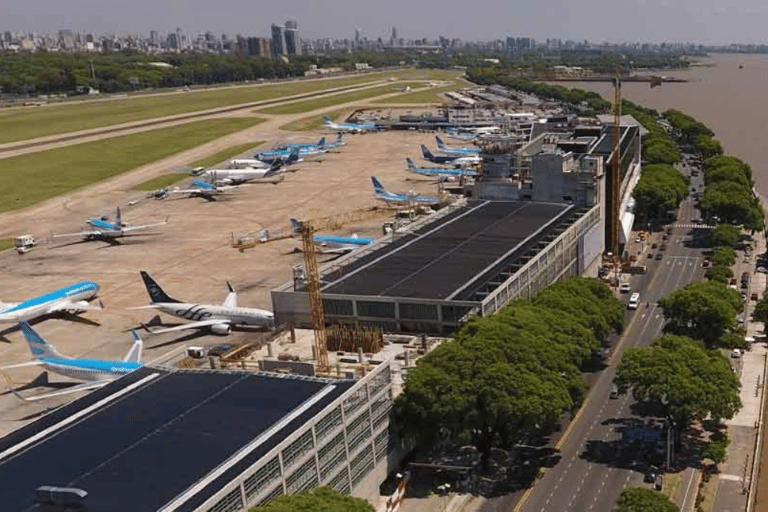 Privat transfer: Aeroparque Jorge Newbery till Buenos Aires