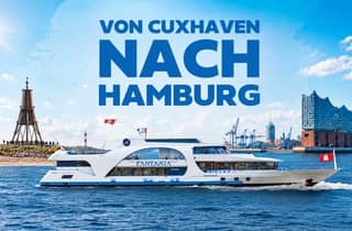 Cuxhaven: Tagesausflug nach Hamburg per Schiff über die Elbe