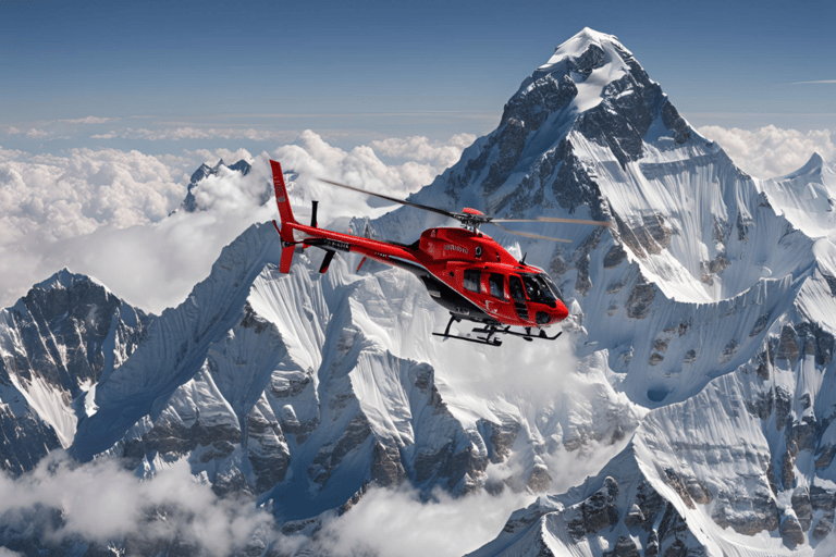 Kathmandu: Excursão de helicóptero ao acampamento base do Everest