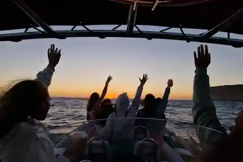 Sesimbra: Pôr do sol a bordo