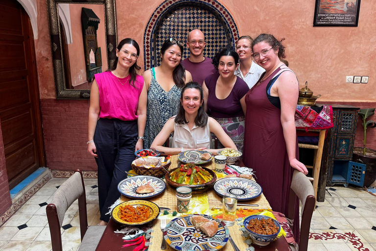 Marrakech: Corso di cucina marocchina con una famiglia locale