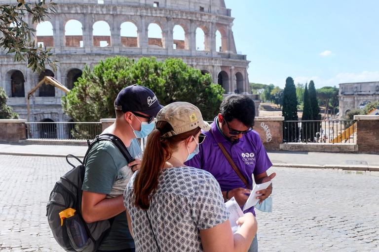 Rzym: Zwiedzanie Koloseum, Forum Romanum i Palatynu z priorytetowym dostępemWłoska wycieczka grupowa - Koloseum, Forum i Wzgórze Palatyńskie