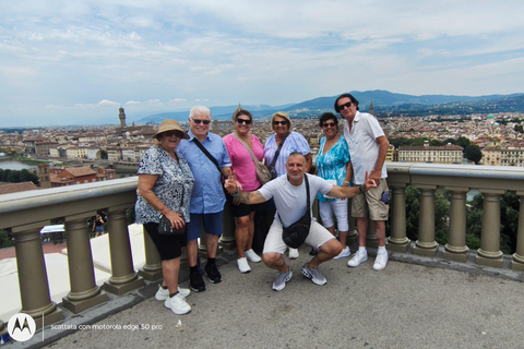 Golf cart tour of the hills of Florence and Piazza Michelangelo