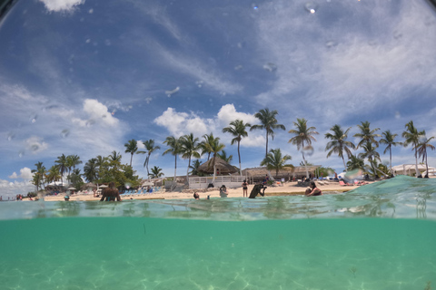 From Punta Cana: Catalina Island with Lunch & Transportation SNORKELING PACK