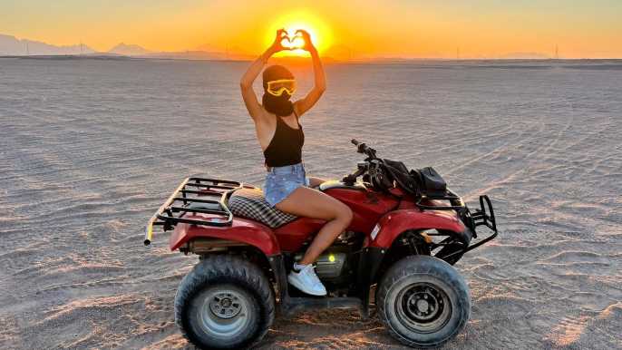 Makadi Bay: Sunset Quad & ATV Adventure & Seaview