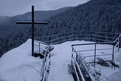 博罗韦茨徒步和雪橇之旅，参观比斯特里察皇家宫殿博罗维茨徒步和雪橇之旅，参观比斯特里察皇家宫殿