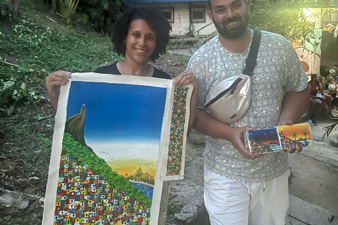 Favela Art Walk in Ipanema – Meet Artists & Buy Local Art