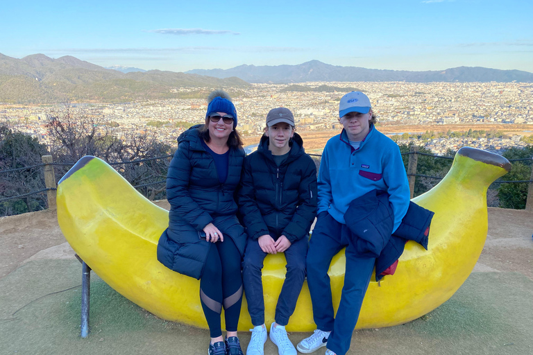 Kyoto: Afternoon Bamboo Forest and Monkey Park Bike Tour