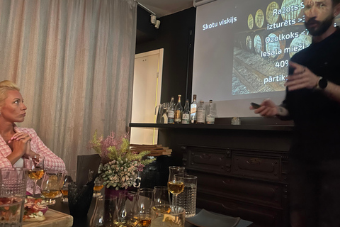 Masterclass sul whisky premium e deliziosi spuntiniRiga 2,5 ore di Masterclass sul whisky e deliziosi snack