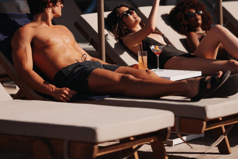 Noma Island Beach Club Experience with Boat Transfers Sunbed for 1 person