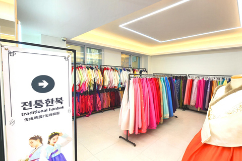 Seoul: Noleggio Hanbok, abbigliamento tradizionale coreanoNoleggio Hanbok Premium per 4 ore