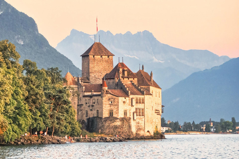 Private day trip: Lausanne to Vevey, Montreux & Aigle Castle