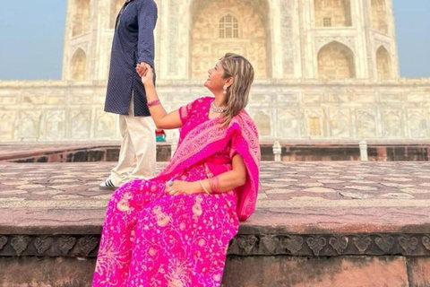 From Delhi: 2-Day Taj Mahal & Agra Overnight Private Tour Agra Tour: Car + Guide Only