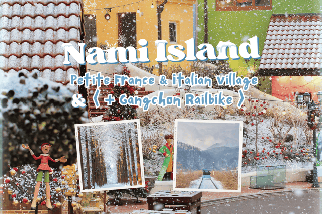 Seoul: Nami Island & Petite France Tour with Railbike Option