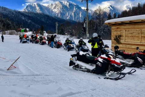 SnowMobiles Tour in Carpathian Mountains