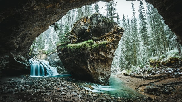 Lake Louise, Johnston Canyon and Banff Town from Canmore