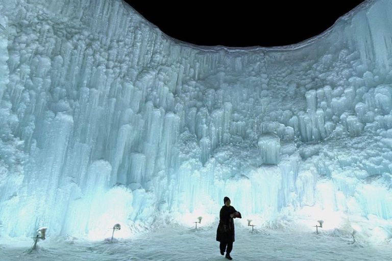 From Sapporo: Lake Shikotsu Ice Festival & Illumination Tour