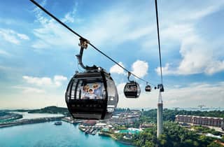 Singapur: Seilbahn-Pass + Toast-Box-Gutschein Eintrittskarte