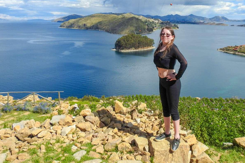 Depuis La Paz : Excursion d&#039;une journée au lac Titicaca et à l&#039;île du Soleil