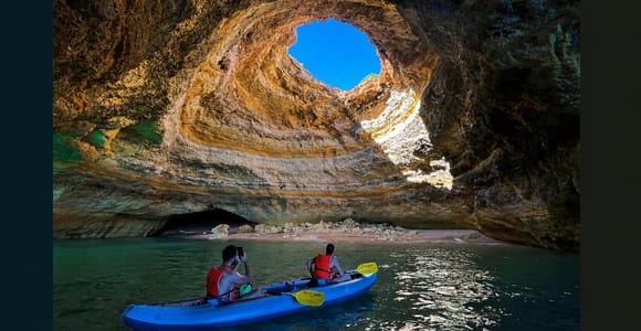 Benagil Cave & Sea Caves Guided Kayak Tour + Sunrise &Sunset