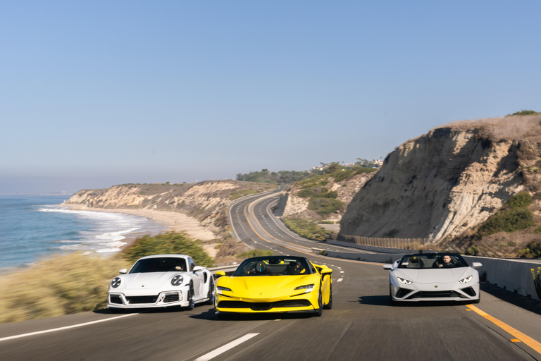 洛杉矶：驾驶异国情调的汽车前往好莱坞标志Get the car drop-off to your hotel or LAX