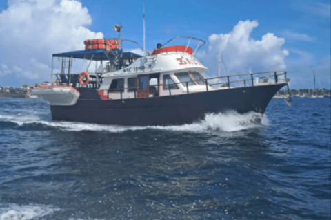 Curacao: Blue Room Cave and Turtles Boat Trip with Pizza