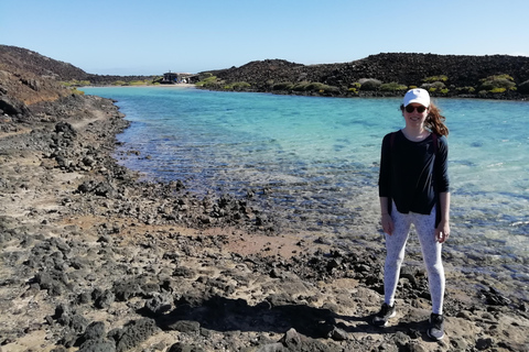 Fuerteventura: Lobos Eiland Boottocht met Begeleide Wandeling