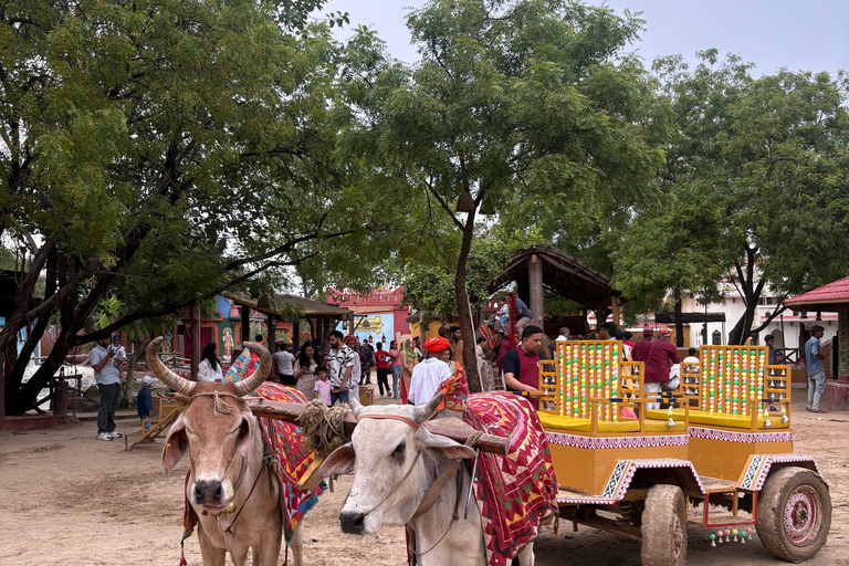 Jaipur: Chokhi Dhani village tour with Rajasthani dinner