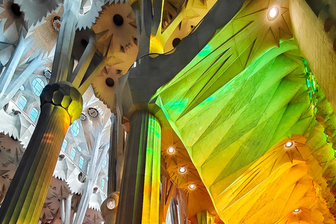 Visite privée de la Sagrada Familia avec billet d'entrée en anglais