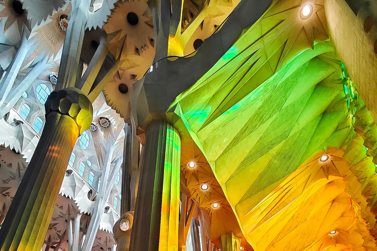 Visite privée de la Sagrada Familia avec billet d'entrée en anglais