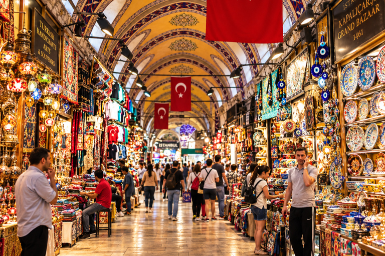 Istanbul: 5-in-1 Hagia Sophia Topkapi Cistern & Grand Bazaar Small Group Tour English