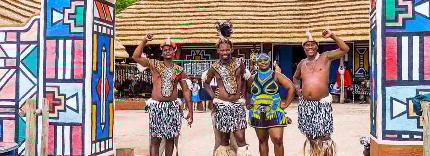 Viliage culturel traditionnel et combo parc du lion et safari