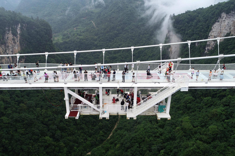 Zhangjiajie : excursion guidée d&#039;une journée au Grand Canyon et au pont de verre