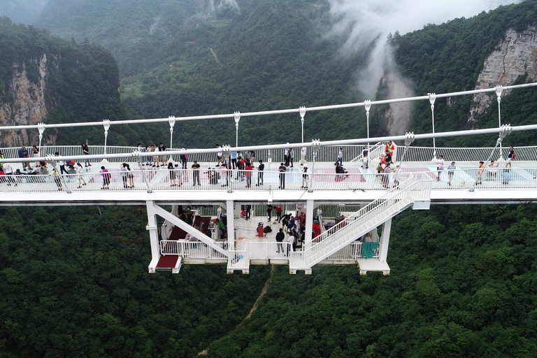 Zhangjiajie : excursion guidée d&#039;une journée au Grand Canyon et au pont de verre