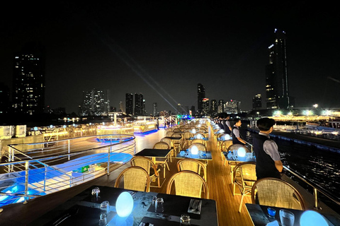 Bangkok: Crociera con cena sul fiume Chao Phraya del Royal GalaxyBangkok: Crociera con cena Royal Galaxy