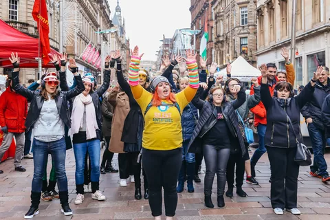 Glasgow : tournée d'aventure Silent Disco