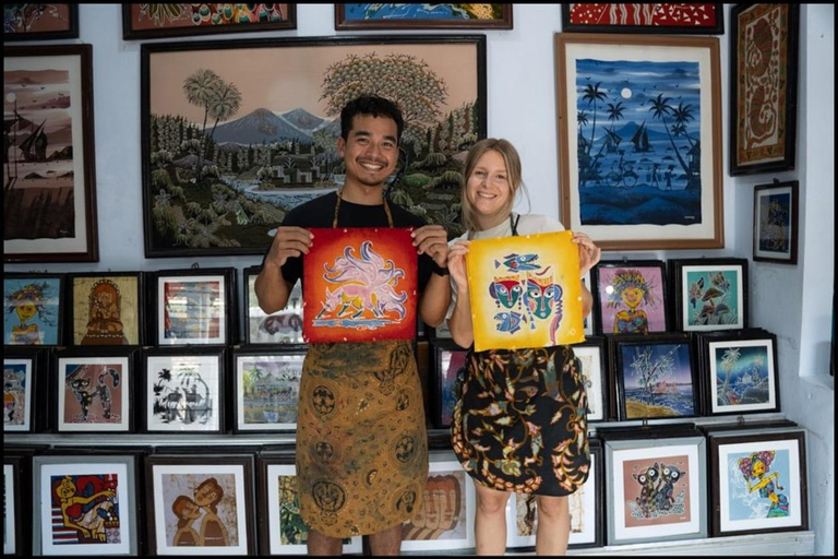 Cykla till Plaosan-templet, lokal industri och batikkonsttur