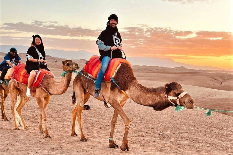 Marrakech: Agafay Desert Sunset Dinner with Fire Show