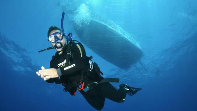 Malta: 1 päivän PADI Scuba Diver -sertifiointikurssi aloittelijoille.