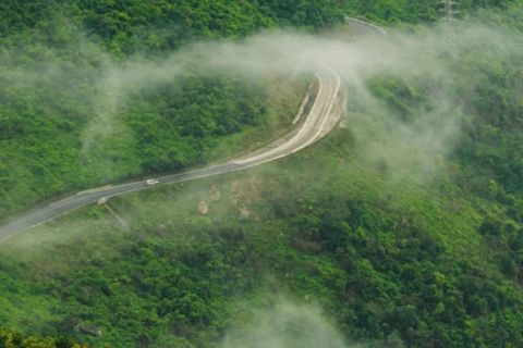 Hai Van Jeep Adventure with beachside lunch and waterfalls