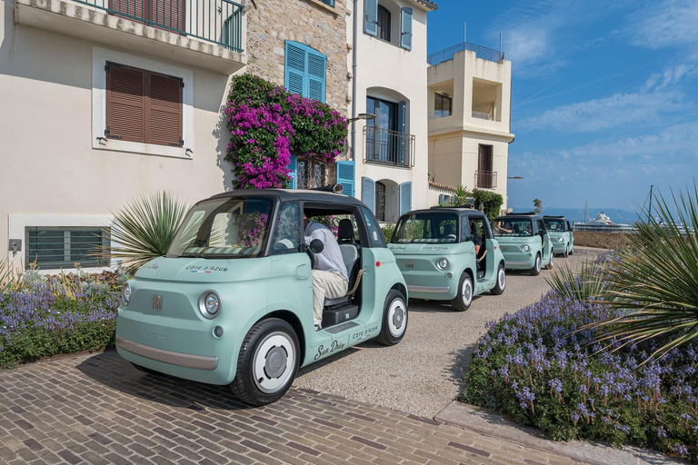 Antibes: Tour in a 100% electric Fiat Topolino 1-hour Discovery Tour in a Fiat Topolino