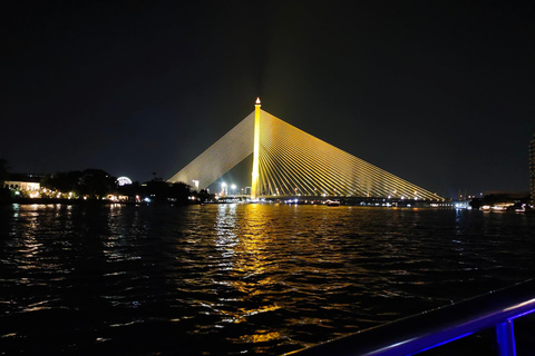 Bangkok: White Orchid River Cruise with Buffet Beer & Show