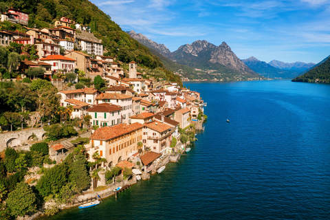 Bâle : Train panoramique vers la vieille ville de Lugano et croisière sur le lac