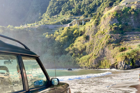 Unveil West Madeira: 4x4 Cliffs, Pools & Views Madeira Island full day 4x4 jeep tours